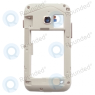Samsung S6802 Ace Duos cover back, rear middle  white
