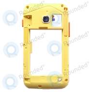 Samsung S6802 Ace Duos cover back, rear middle yellow
