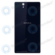 Sony Xperia Z L36h battery cover, achterzijde (zwart)