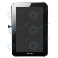 Galaxy tab 2 P3100, P3110 display module black incl frontcover front