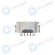 Sony Xperia J ST26i Charging connector, MicroUSB connector Silver spare part CHRGC