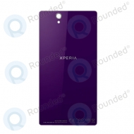 Sony Xperia Z L36h battery cover, achterzijde (paars)