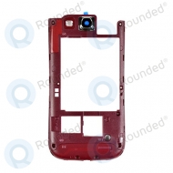 Samsung i9300 Galaxy S 3 back housing garnet red