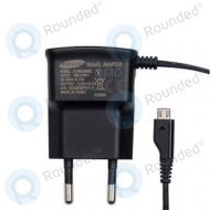 Samsung 2-round-pin wall charger (black)