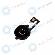 Apple iPhone 4G Home button + connector (black)