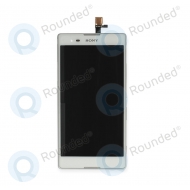 Sony Xperia T2 (D5303, D5306) Display module frontcover+lcd+digitizer white