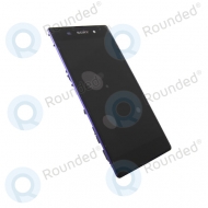 Sony Xperia Z1 L39h Display module frontcover+lcd+digitizer purple 1276-5215
