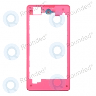 Sony Xperia Z1 Compact Back, middlecover roze