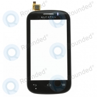 Alcatel One Touch Pop C3 Display digitizer, touchpanel zwart+ Front cover