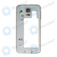 Samsung Galaxy S5 (G900) Middle cover gold (complete!) gh96-07236d