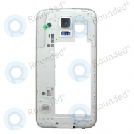 Samsung Galaxy S5 (G900) Middle cover white (complete!) gh96-07236a