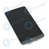 LG G3 (D855) Display module frontcover+lcd+digitizer zwart ACQ87190302