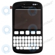 Blackberry 9720 Display module frontcover + digitizer zwart