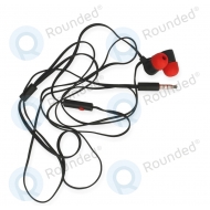 HTC One Mini (M4) Headphone handsfree set black / red 39H00014-10M