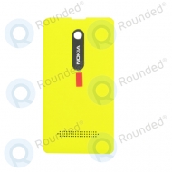 Nokia Asha 210, Asha 210 Dual Sim Battery cover yellow 02503F4