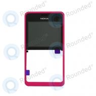 Nokia Asha 210 Dual Sim Front cover pink 02503C2
