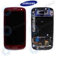 Samsung Galaxy S3 (I9300) Display module complete (service pack) red (GH97-13630C)
