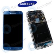 Samsung Galaxy S4 (I9500) Display unit complete blue (GH97-14630C)