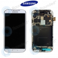 Samsung S4 Advance (I9506) Display unit inclusief behuizing wit (GH97-15202A)