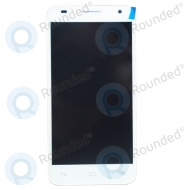 Alcatel OT Idol 2 Mini S Display module frontcover+lcd+digitizer white