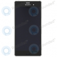 Sony Xperia Z3 (D6603, D6643, D6653) Display module frontcover+lcd+digitizer silver-green 1290-6077 image-1