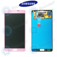 Samsung Galaxy Note 4 (N910F) Display unit inclusief behuizing rozeGH97-16565D
