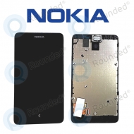 Nokia X+ Display unit complete black8003224