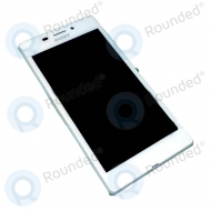 Sony Xperia M2 Aqua Display module frontcover + digitizer white 78P7550001N