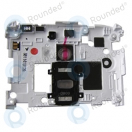 LG G2 (D802)) Middle cover whitewith camera lens ACQ86814002 image-1