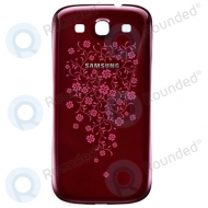 Samsung Galaxy S3 (GT-I9300) Battery cover red La Fleur GH98-25943C