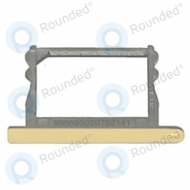 Huawei P8 Sim card cover gold  image-1