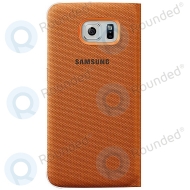 Samsung Galaxy S6 Flip wallet canvas orange (EF-WG920BOEGWW) EF-WG920BOEGWW