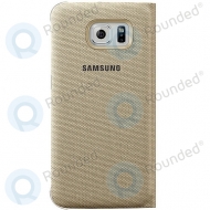 Samsung Galaxy S6 Edge Flip wallet canvas gold EF-WG925BFEGWW EF-WG925BFEGWW