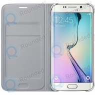 Samsung Galaxy S6 Edge Flip wallet canvas silver EF-WG925BSEGWW EF-WG925BSEGWW image-2