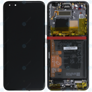 Honor Magic5 Pro (PGT-AN10, PGT-N19) Display module front cover + LCD + digitizer + battery black 0235AFDG