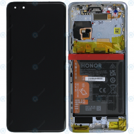 Huawei Honor Magic4 Pro Display module front cover + LCD + digitizer + battery cyan 0235AGXC 0235ACGL