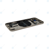 Battery cover with frame incl. small parts starlight for iPhone 13