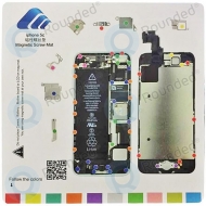 Magnetic screw mat for Apple iPhone 5C