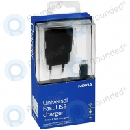 Nokia USB Power adapter AC-60E 1500mAh incl. USB data cable black 02737X3 02737X3 image-2