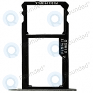 Huawei Honor 7 Sim tray + Micro SD tray black  image-1