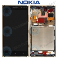 Nokia Lumia 830 Тачскрин с дисплеем gold00813N9