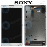 Sony Xperia ZL (C6502, C6503, C6506) Display module frontcover+lcd+digitizer white 1269-2880 1269-2880