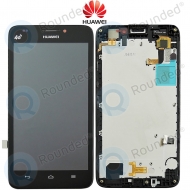 Huawei Ascend G620 Display module frontcover+lcd+digitizer black