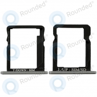 Huawei Ascend G7 Sim tray + MicroSD tray black