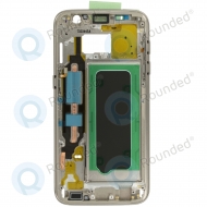 Samsung Galaxy S7 (SM-G930F) Middle cover gold GH96-09788C