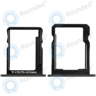 Huawei Ascend P7 Sim tray + MicroSD tray black