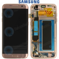 Samsung Galaxy S7 Edge (SM-G935F) Display unit complete pink GH97-18767E GH97-18533E GH97-18533E