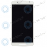 Motorola Moto X Play Display module frontcover+lcd+digitizer white