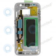 Samsung Galaxy S7 (SM-G930F) Middle cover silver GH96-09788B