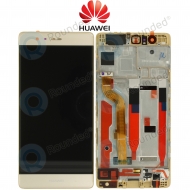 Huawei P9 (EVA-L09, EVA-L19) Display module front cover + LCD + digitizer gold